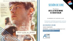 Sesión de cine «Juste la fin du monde»