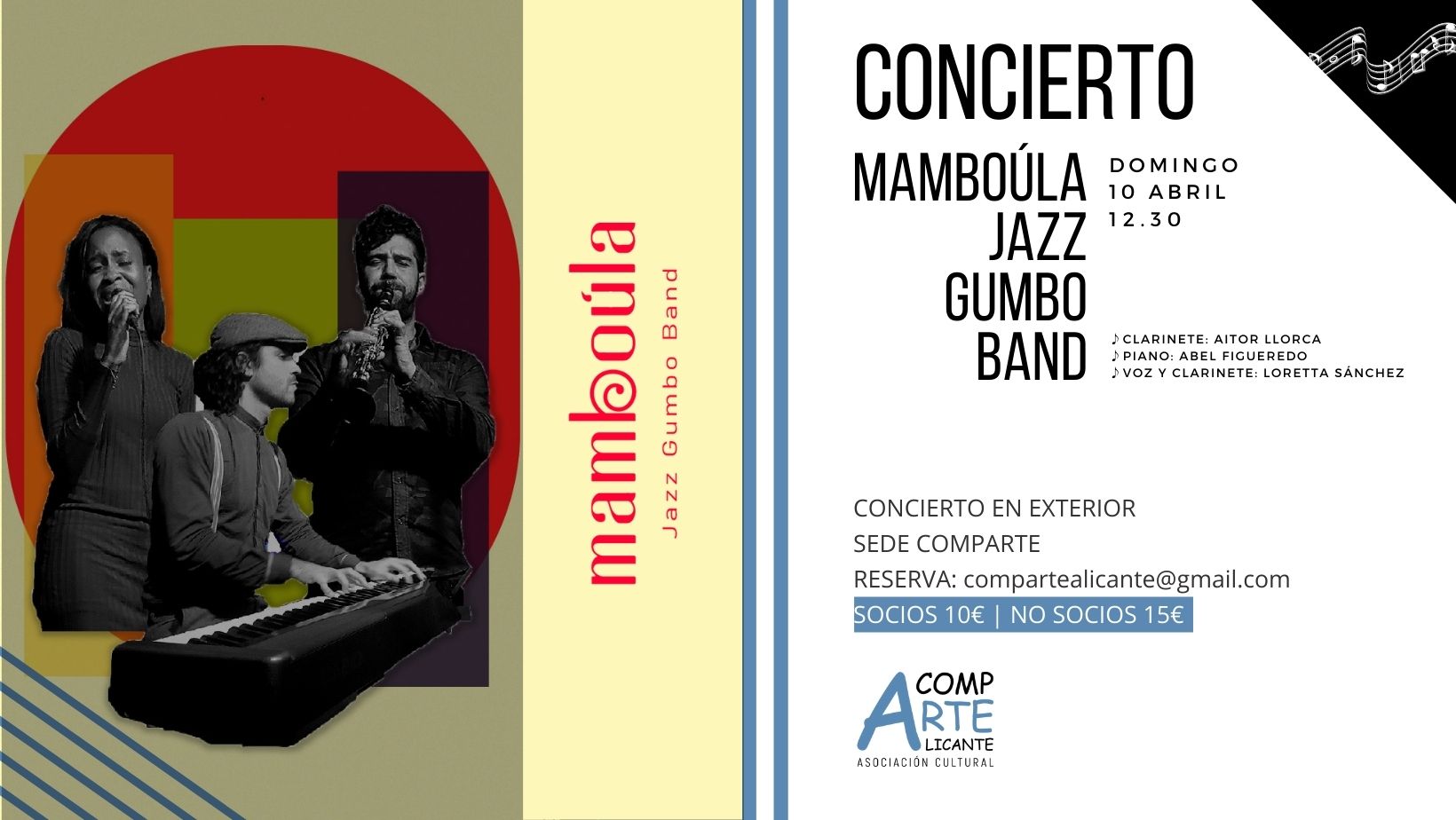 Concierto de Jazz con Mamboúla Jazz Gumbo Band