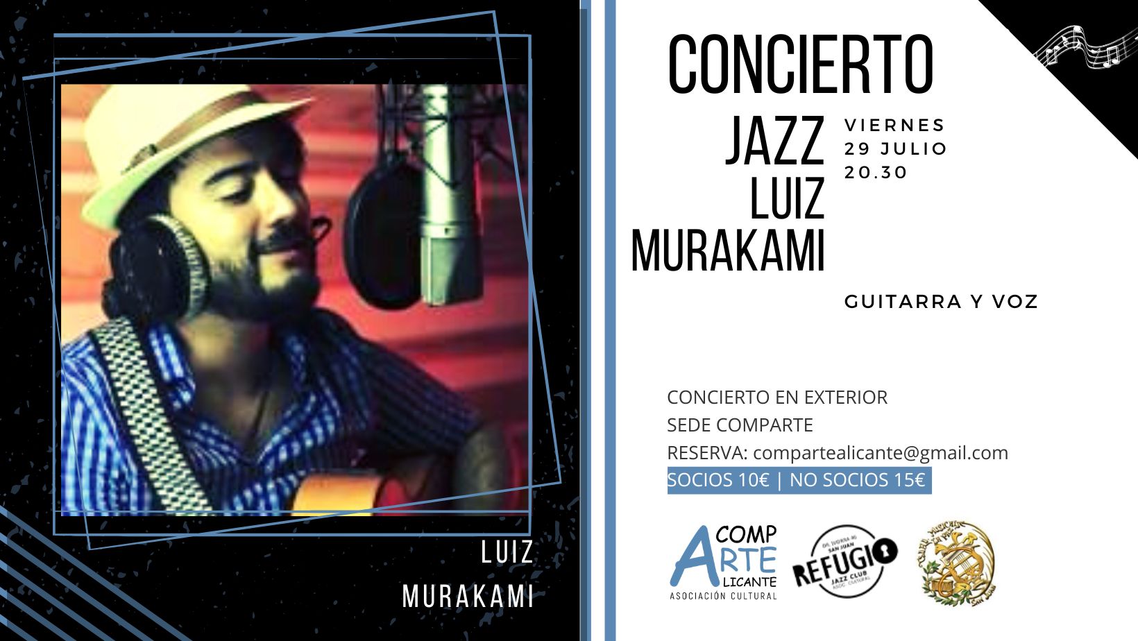 LUIZ MURAKAMI Guitarra y voz