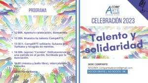 cartel de la fiesta comparte 2023