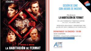 cartel de la película la habitación de Fermat