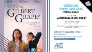 cartel de la película a quién ama Gilbert Grape?