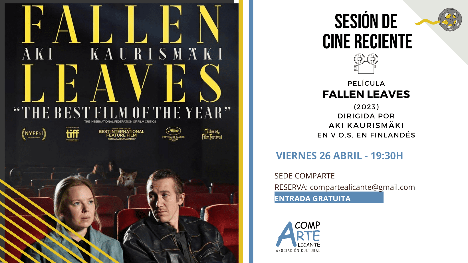 cartel de la película Fallen Leaves