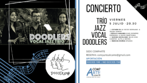 cartel del concierto de Doodlers