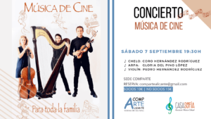 cartel del concierto de música de cine