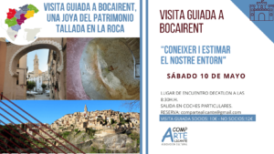 cartel de la visita guiada a Bocairent