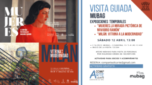 Cartel de Visita guiada al Mubag - Exposiciones Temporales