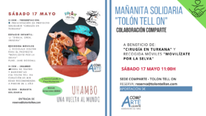 cartel de mañanita solidaria tolón tell on