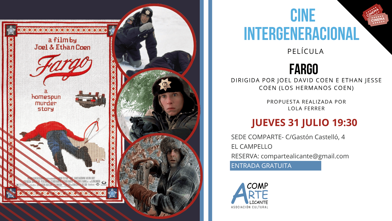 CARTEL CINE INTERGENERACIONAL PELÍCULA FARGO (1)