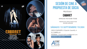 CARTEL CINE A PROPUESTA DE SOCIA CABARET DE BOB FOSSE (1)