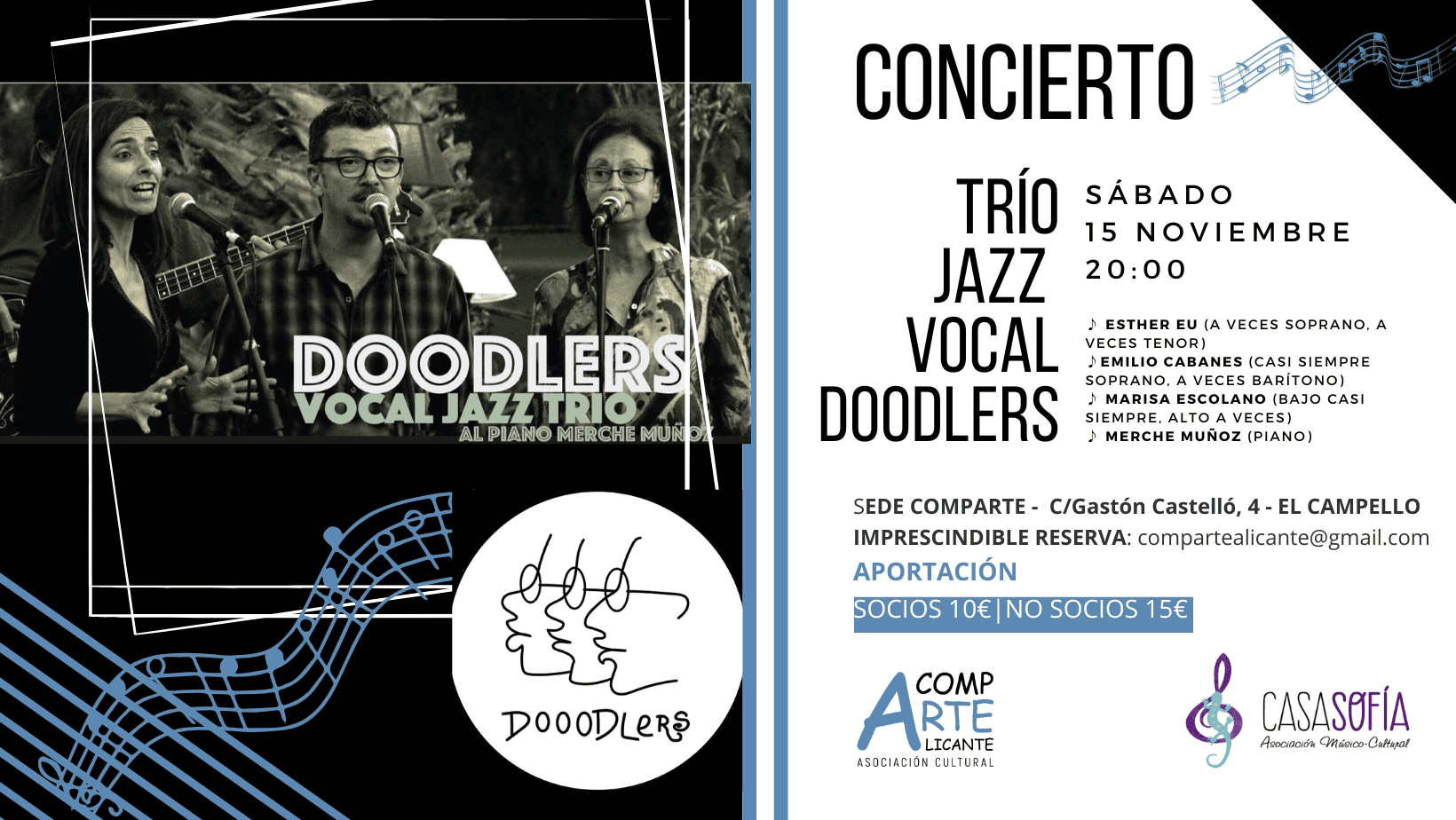 CARTEL DEL CONCIERTO DE DOODLERS